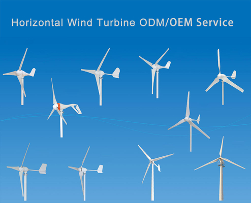 Aangepaste nieuwe energie windturbinegenerator voor residentiële 10m/s